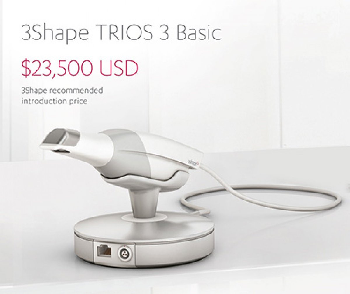 3Shape launches entry-level TRIOS 3 Basic intraoral scanner