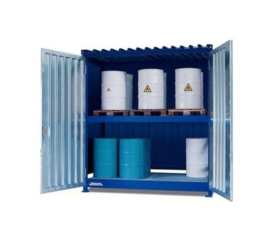 Conteneurs de stockage multi-niveaux pour produits dangereux Basic-Store BS 30-2D-TE de Denios