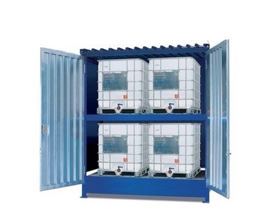 Conteneurs de stockage multi-niveaux pour produits dangereux Basic-Store BS 30-2K-TE de Denios