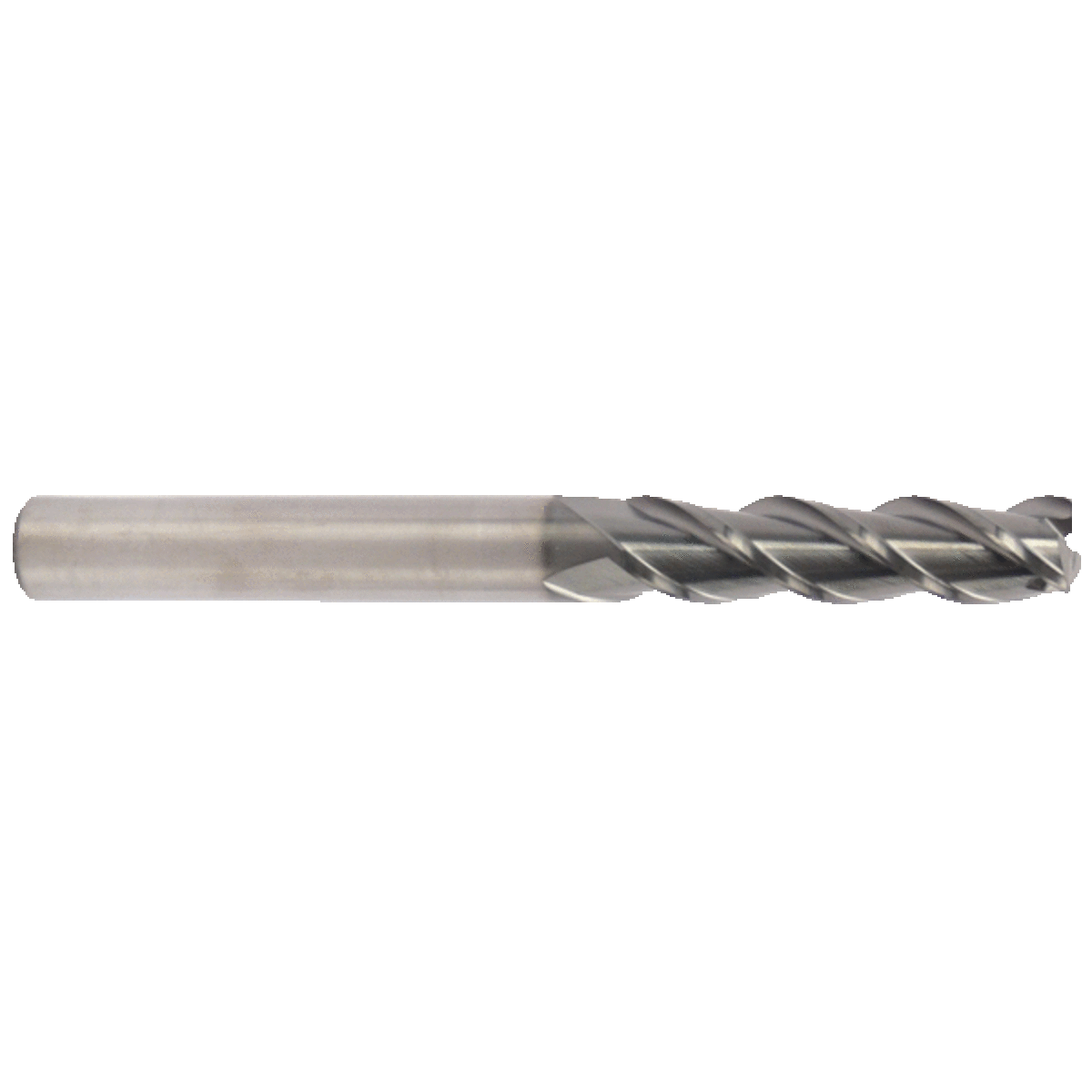 Fraise carbure monobloc à queue cylindrique, 3 dents, extra-longue, Ø 10 mm