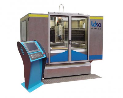 Machine de découpe par jet d'eau modèle LC JET 10.10