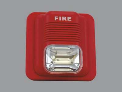 Sirène d'alarme avec signal lumineux d'intérieur 100 dB, 120 - 200 mA | TF-8324 