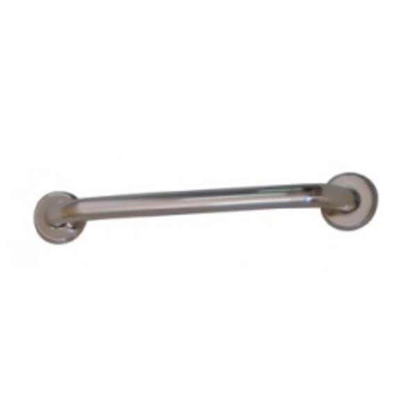 Stainless steel wall mounted grab bars, 457 mm